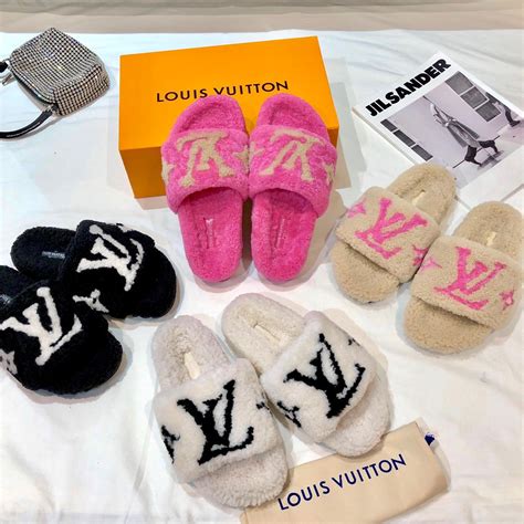 louis vuitton winter slippers.